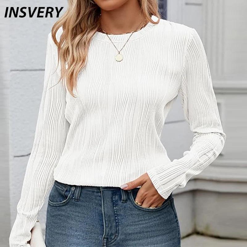 Long Sleeve O Neck Pullover